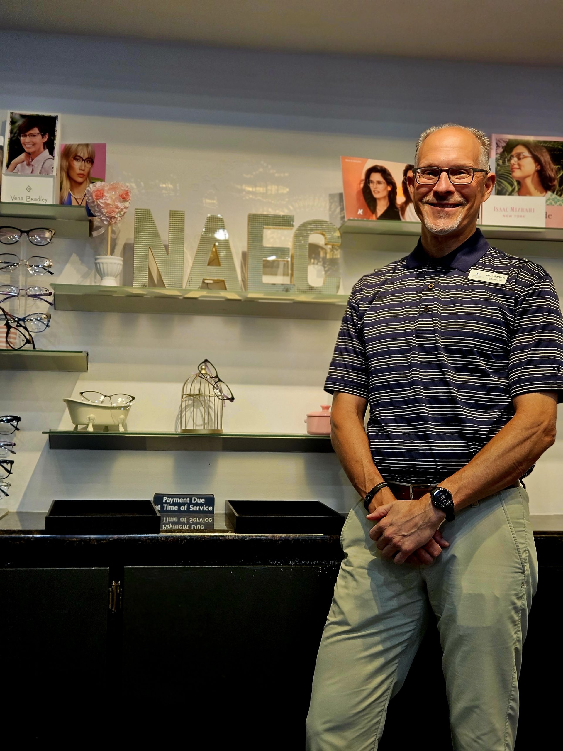 Dr. Robert Clanton, optometrist at Northern Avenue Eye Care in Phoenix